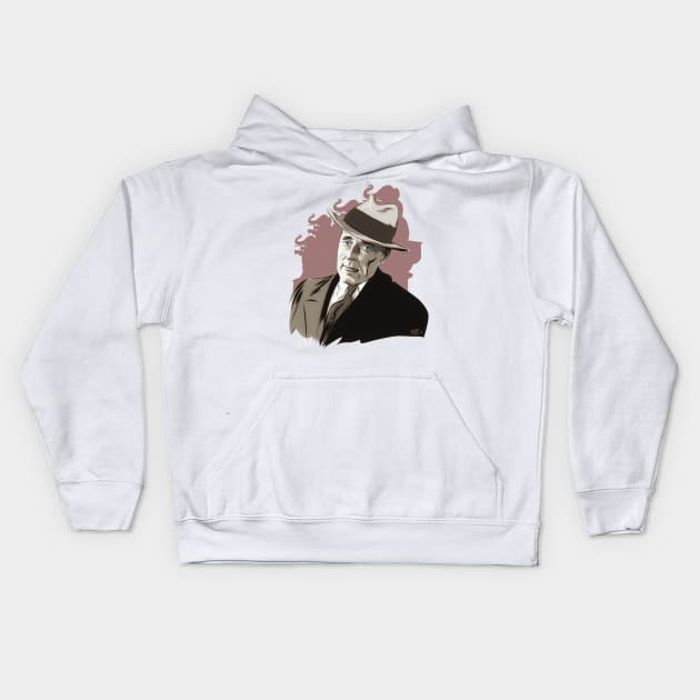 D.W. Griffiths - An illustration by Paul Cemmick Kids Hoodie by PLAYDIGITAL2020